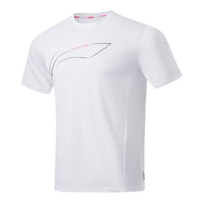 李宁凉爽休闲透气运动轻短袖T恤