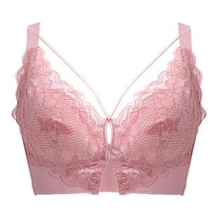 卉岩大杯文胸调整型收副乳全罩杯内衣大胸显小防凸点大码文胸罩女