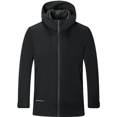 【可拆卸内胆】七匹狼鹅绒羽绒服男士冬季新款连帽夹克外套男装潮