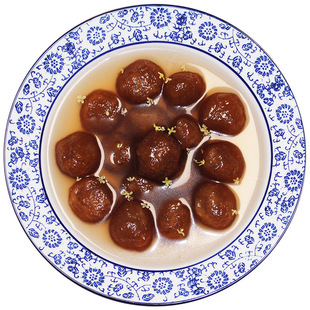 盐城特产张庄威肴藕粉圆子400g芝麻核桃元宵藕粉圆藕汤圆2袋包邮