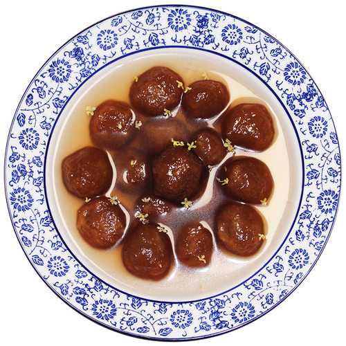 盐城特产张庄威肴藕粉圆子400g芝麻核桃元宵藕粉圆藕汤圆2袋包邮