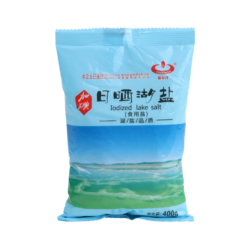 青海察尔汗日晒湖盐加碘食用盐