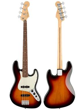 Fender芬达玩家豪华Player plus电贝斯Jazz Bass墨芬新墨标P贝司