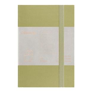 Amemory软面页码绑带本A7口袋本笔记本记事本迷你随身小本子logo商务定制空白横线高档礼品豆豆高颜值DIY文具