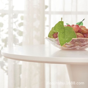 简约阳台郁金香桌咖啡厅洽谈创意圆桌洽谈休闲小户型桌桌椅家用