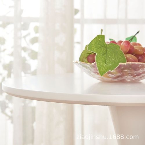 简约阳台郁金香桌咖啡厅洽谈创意圆桌洽谈休闲小户型桌桌椅家用