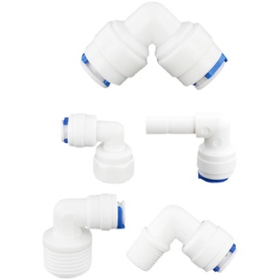 2分PE净水器水管快接头配件4分内丝转两分快插直通弯头二分三通