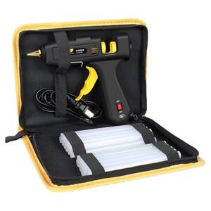 京源百货五金店得力热熔电熔胶枪带热融胶棒DIY手工粘玩具积木工具工业级大功率