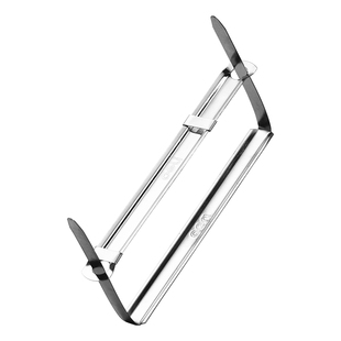 得力装订夹条打孔文件夹条金属文件装订夹 封闭式装订夹2孔凭证装订条五金装订夹A4活页文件双孔两孔5549夹条