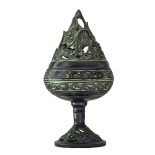 仿古青铜器汉代博山炉凤鸟龟鹤熏炉汉婚影视道具古典工艺品香薰炉