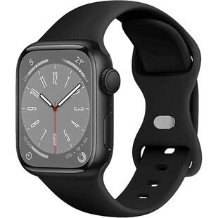 呆芒适用apple watch10/9表带ultra硅胶s6苹果s7手表iwatch8/7/6/5/se代46/42mm手表带S4智能s10配件男女款S8