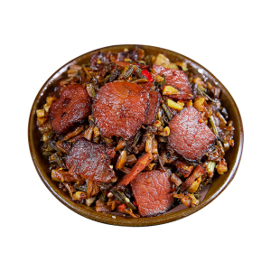 腊肉湖南四川外婆菜下饭菜