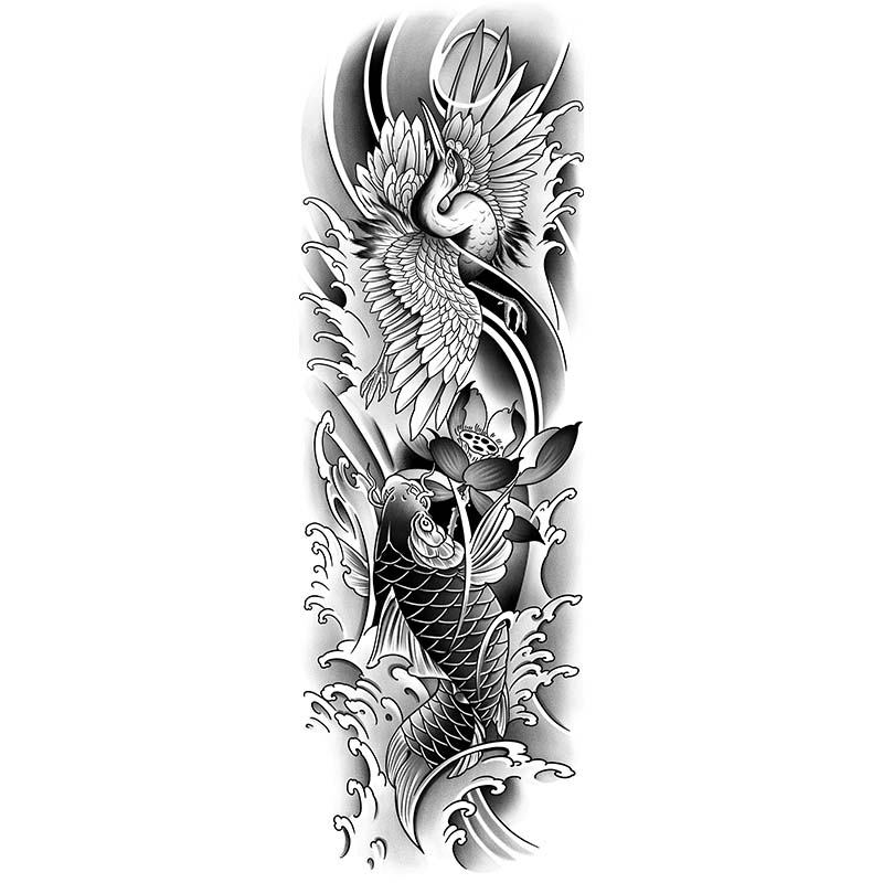 草本纹身贴防水持久仿真刺青