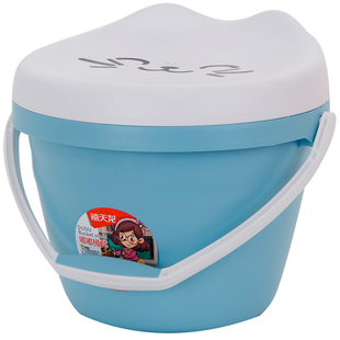 3080嘟嘟桶凳塑料加钓鱼水桶厚儿童玩具收纳桶带盖桶凳