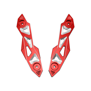 25款NMAX155专用风挡装饰支架紫色摩托车改装前挡风配件玻璃支架