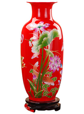 景德镇花瓶工艺品现代居家陶瓷器