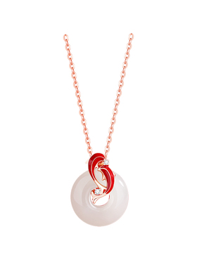 YFANXI锦鲤项链女款圣诞节礼物