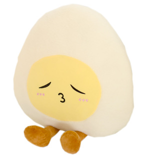 网红鸡蛋蛋君办公室午睡靠背抱枕靠枕折叠被子两用毯子二合一礼物