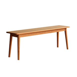 北欧现代简约实木长凳长餐椅日式长条凳家用餐厅长椅换鞋凳床尾凳