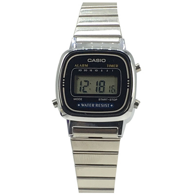 卡西欧CASIOLA670WA金属小银表
