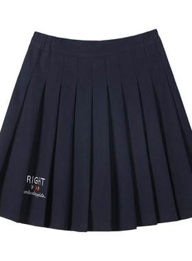 学生半身裙夏装短裙防走光百褶裙