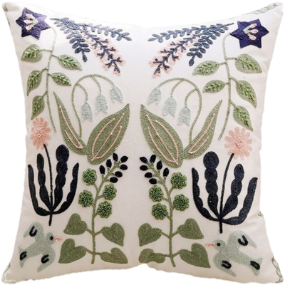 高端法式蓝色软装沙发抱枕靠垫套