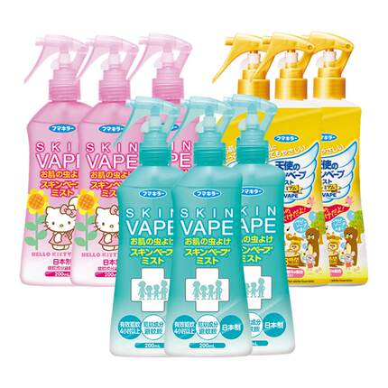 【自营】官方正品VAPE驱蚊水喷雾户外防蚊儿童避蚊胺200ml*3瓶