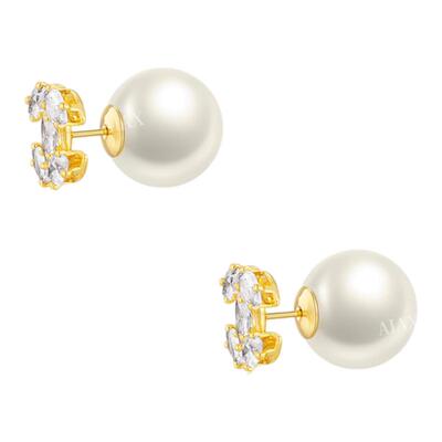 TWINSLULU贵气感闪亮珠珠耳环