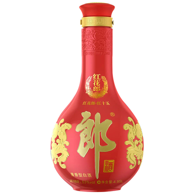 [大器珍藏4.95L]郎酒红花郎53度酱香型超大瓶白酒4.95L收藏纪念