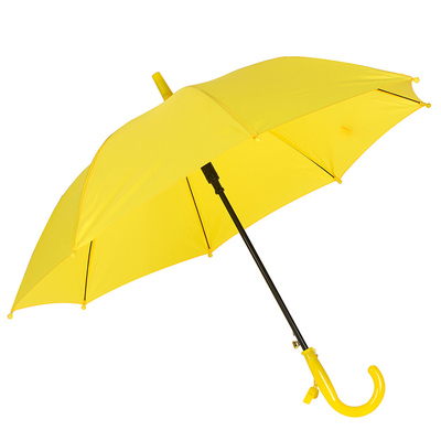 黄色儿童雨伞自动长柄亲子晴雨伞