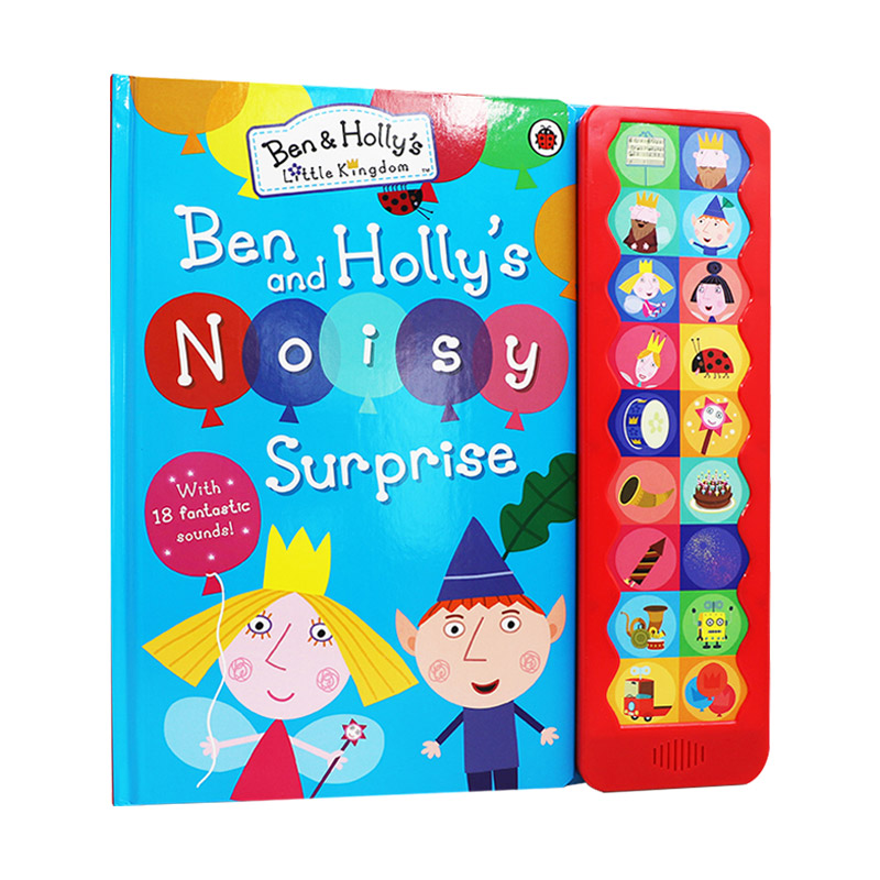 英文原版绘本 Ben and Holly's Little Kingdom  班班和莉莉的小王国 发声音书 玩具书 精装 英文版 进口英语原版书籍儿童外文书