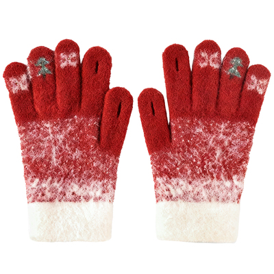 BELIEFYAO新年氛围红色手套