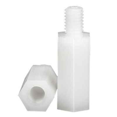 单头六角尼龙柱塑料螺丝pc隔离柱