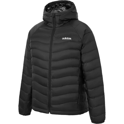 Adidas/阿迪达斯正品FW24男女休闲连帽保暖耐穿运动羽绒服JW1682