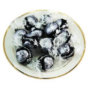 现货Lindt瑞士莲软心球60%70%特浓黑巧散装500g进口巧克力零食