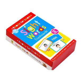 进口英文原版正版 Flash Cards配套字卡Sight Words Flashcards常见高频词汇关键词学习卡片学前幼儿园启蒙高效英语