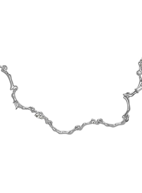 小众设计感高级波浪纹项链女夏简约百搭锁骨链新款ins风项圈颈链