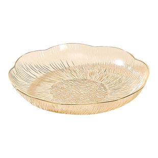 吐骨碟家用小盘子零食碟水果盘餐桌垃圾吐骨头渣盘收纳塑料盘碟子