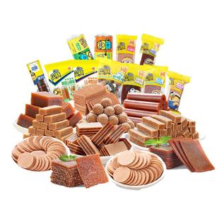 奥赛山楂饼片山楂羹山楂球汉堡果丹皮山楂条卷儿童休闲零食500g装