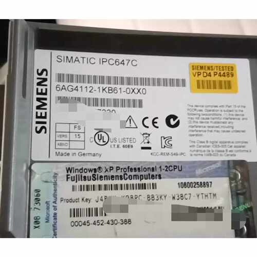 【议价-可维修】 西门子Siemens 6AG4112-1KB61-0XX0 全新/均有货