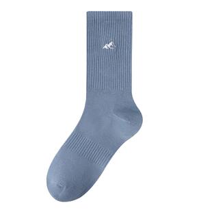 雅鹿袜子男款夏季薄款中筒袜纯棉吸汗青少年男士2026新款袜运动袜