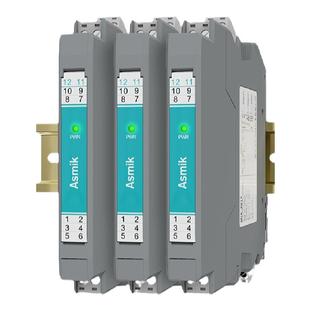 直流信号隔离器4-20mA转0-10v模拟量转换模块一进二出安全栅485