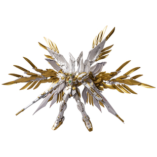 万代rg高达板喷预涂装飞翼零式改白金六翼天使机甲拼装模型潮玩男