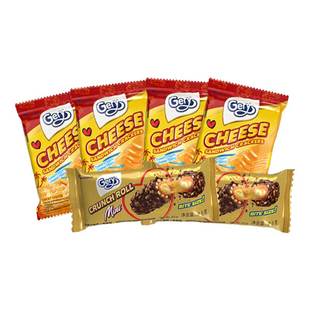 【自营】Gery芝莉芝士奶酪夹心饼干进口零食香草味夹心棒散装*6