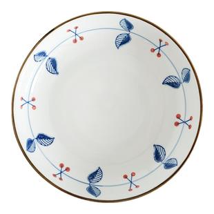 西田木雨陶瓷餐具菜盘餐盘日式家用小号创意网红盘子圆盘水果盘