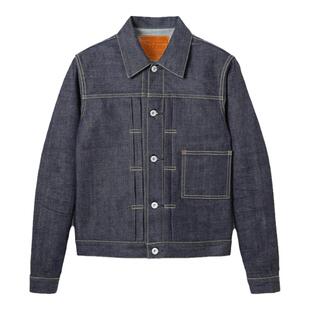 ATTRACTIONS LOT200日产美式复古多袋原色牛仔衣长袖夹克咔叽外套