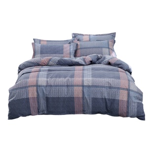 轻奢加厚纯棉磨毛四件套秋冬全棉被罩床单床上被套床品床笠双人