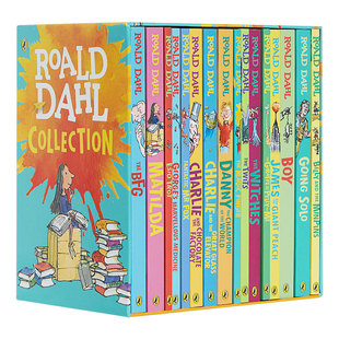 新版罗尔德达尔全集16册套装 Roald Dahl 儿童文学 经典文学 悬疑探险 童话 魔幻 420L-1020L 7-12岁 巧克力工厂中商原?