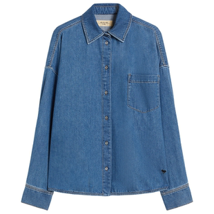 Weekend MaxMara 2026早春新款女装棉质牛仔衬衫5111016106&