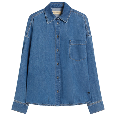 Weekend MaxMara 2026早春新款女装棉质牛仔衬衫5111016106&